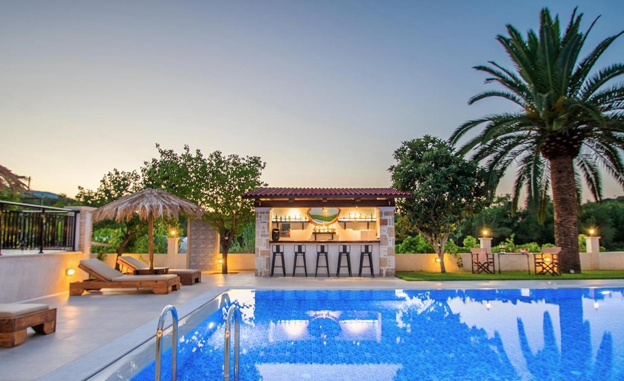 Zissis Villa & Pool 5Min Drive To Beach Kato Yerakarion Exteriér fotografie